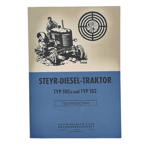Steyr 180a, 182, 2-Zylinder, Ersatzteilkatalog