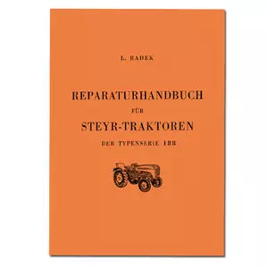 Steyr Steyr Reparaturhandbuch für Traktoren der Typenserie 188