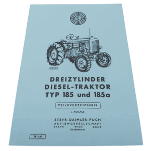 Steyr Steyr Traktor 185, 185a, Ersatzteilkatalog