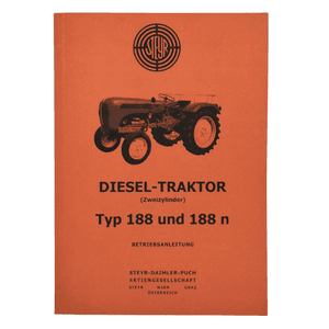 Steyr Steyr 188 und 188n, 2-Zylinder, Betriebsanleitung