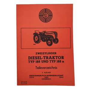 Steyr Steyr Diesel-Traktor, Typ 188 und 188 n, Ersatzteilkatalog