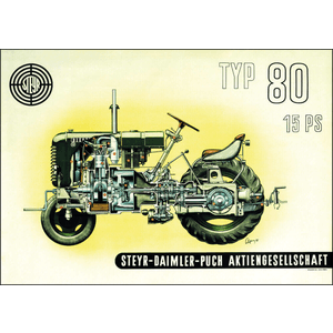Steyr Poster Steyr T80