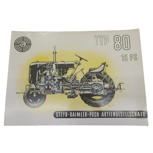 Poster Steyr T80