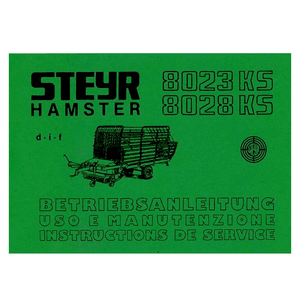 Hamster 8023 KS und 8028 KS Betriebsanleitung