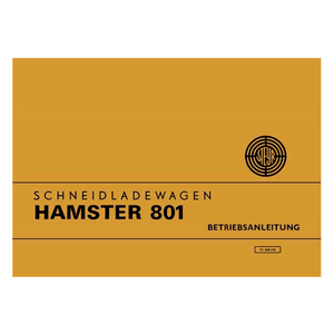 Hamster 801 Betriebsanleitung