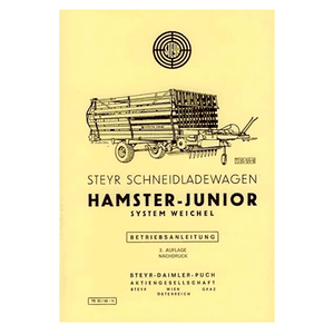 Hamster Junior System Weichel Betriebsanleitung