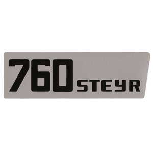 Steyr Aufkleber Steyr Plus 760