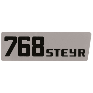 Steyr Aufkleber Steyr Plus 768