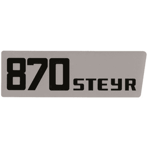 Steyr Aufkleber Steyr Plus 870