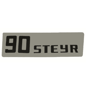 Steyr Aufkleber Steyr Plus 90