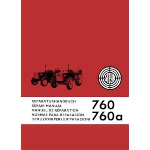 760 und 760a Traktor Reparaturanleitung